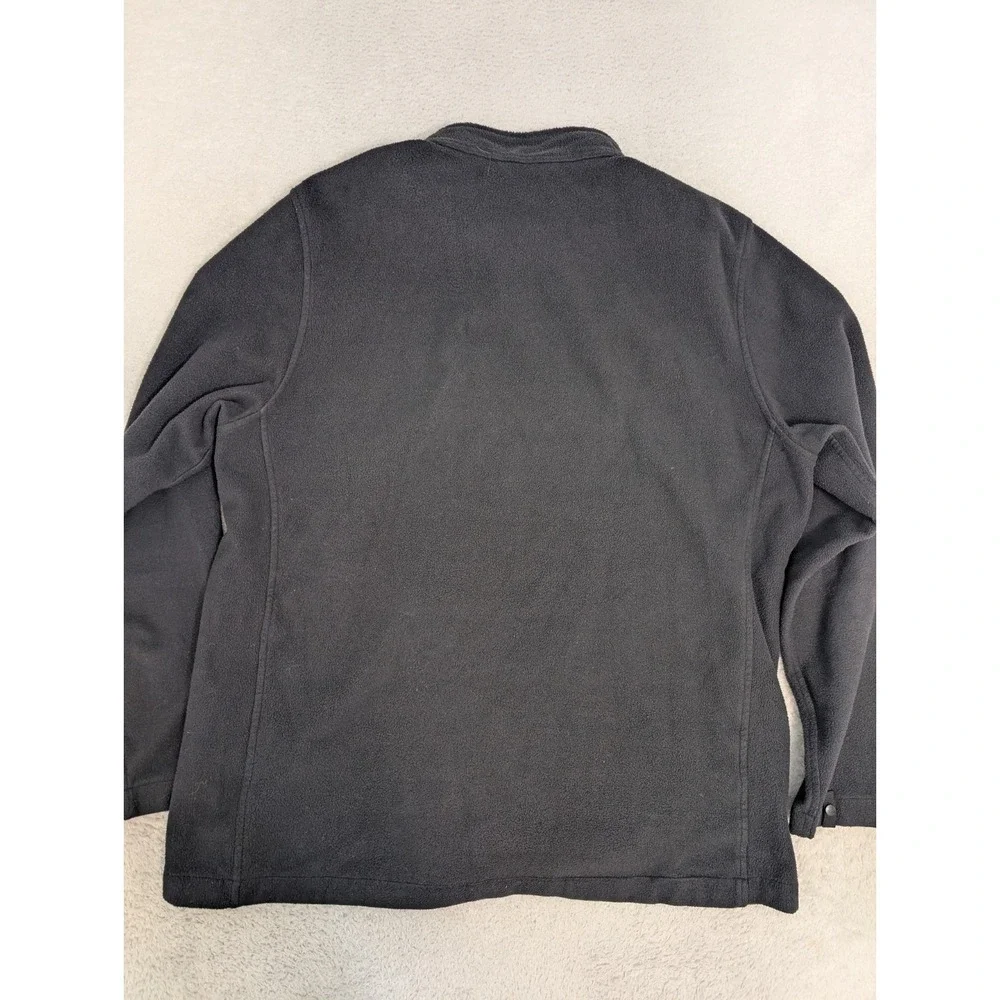 The‎ North Face Full zip Black Sweatshirt Fleece Men's XL Long Sleeve Jacket